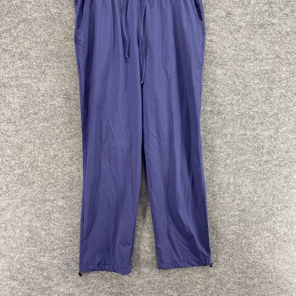 Unitop Activewear Track Pants Women 32*30 Blue Drawstring High Rise Straight - Picture 4 of 11